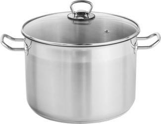 10L Universaltopf mit Glasdeckel 26cm