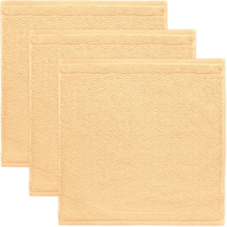 Möve for frottana Seiftuch Pearl, (3-St), mit Perloptik