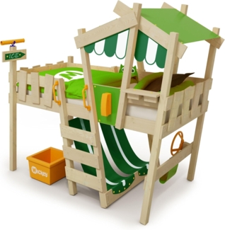 Wickey 'Crazy Hutty' Hochbett grün/apfelgrün 90x200 cm