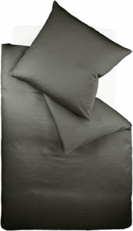 fleuresse Interlock Jersey Bettwäsche Colours 155x220 cm + 80x80 cm Anthrazit