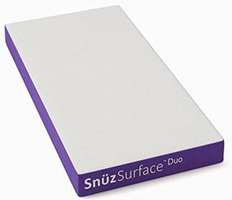 Snuz Taschenfederkern Baby Matratze - Matratze 60x120 cm SnuzSurface Duo Doppelseitige Matratze Kinderbetten, Atmungsaktiv, Staubmilbenhemmend, Kinderbettmatratzen mit Abnehmbarem und Waschbarem Bezug