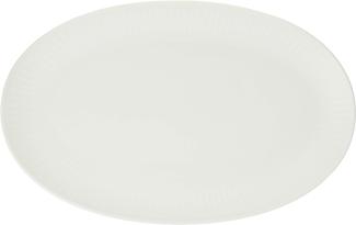 Royal Copenhagen White Fluted Platte Oval 23 cm