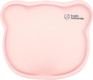 KOALA BABYCARE Babykissen Plagiozephalie, abnehmbar (mit Zwei Kissenbezügen), hilft EIN Plattkopfsyndrom vorzubeugen und zu behandeln. Aus Memory Foam - Rosa - Registriertes Design KBC®