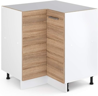 Vicco Eckschrank für Hausrat Sonoma 75.6 cm mit Tür, ohne Arbeitsplatte, R-Line