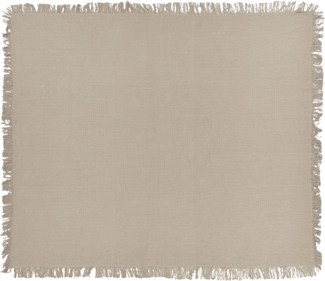 Tagesdecke YERBENT Baumwolle 220 x 240 cm Taupe