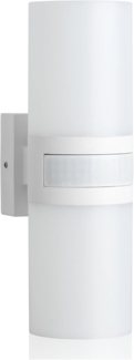 SEBSON Außen-Wandleuchte LED Außenleuchte Bewegungsmelder 12m/180° IP65, 20W 2200lm kaltweiß, Kaltweiß, Bewegungsmelder programmierbar