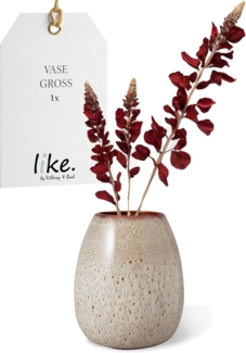 Like by Villeroy & Boch Vase eierförmig beige Lave home