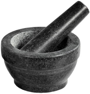 KESPER 71501 Mörser mit Schlegel aus Granit - dunkel/Granit-Mörser /