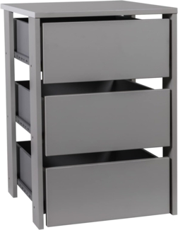 Composad | Interne Kommode für Schränke, Schubladenstruktur für Innenschränke, Abmessungen (BxHxT) 46,4 x 66,8 x 48,9 cm, Farbe Grau, Made in Italy