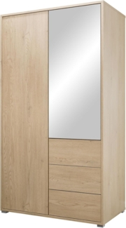 Kleiderschrank Gesita 2D3SZ (Farbe: Eiche Cremona)
