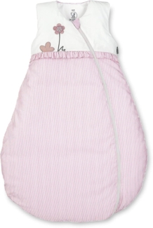 Sterntaler Schlafsack für Kleinkinder, Ganzjährig, Wärmeregulierung, Reißverschluss, Größe: 110, Emmi Girl, Weiß/Rosa
