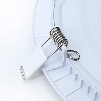 20x 9W LED Panel Einbaustrahler Spot Einbauleuchte Kaltweiß (6500K) 720 Lumen Deckenleuchte Rund