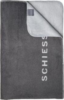Schiesser Wohndecke Klara - 150 x 200 cm - Dunkelgrau