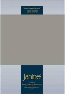 Janine Topper Comfort Jersey Spannbetttuch|90x190 cm - 100x220 cm| vulkan