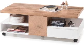 Couchtisch Rennes - Weiß Eiche