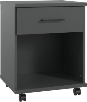 Rollcontainer >HOME DESK< in Graphit - 46x58x40cm (BxHxT)