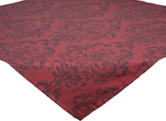 beties Mitteldecke Epoche (1-tlg, 1 Stück Kissenhülle), 80x80 cm Baumwolle karmin-rot