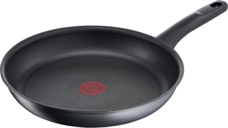 Tefal G12406 Titanium Fusion Bratpfanne, 28 cm, Titanium Excellence Antihaft-Versiegelung, Thermo-Spot, Hard-Fusion Außenschicht, für alle Herdarten einschließlich Induktion, Backofengeeignet, Schwarz