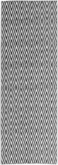 vidaXL Outdoor-Teppich ARAKIL Schwarz 80x250 cm PP 317015