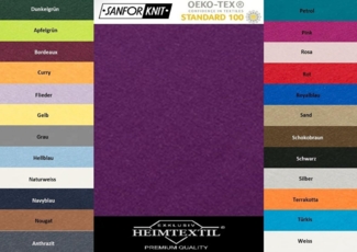 EXKLUSIV HEIMTEXTIL Marke Jersey Spannbettlaken 100 x 200 cm Lila 100% Baumwolle Öko - Tex Zertifiziert Bed-Sheet Bettlaken Spannbetttuch Topper Leinentuch