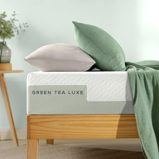 Zinus Luxe Matratze 120x190 cm – 25 cm Höhe – Matratze aus Memory-Schaum mit grünem Tee – Oeko-TEX Zertifiziert