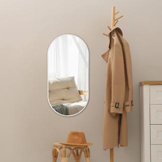 Wandspiegel Picciano 30x60cm Weiß, matt [en. casa]