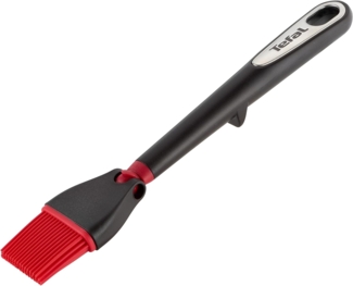 Tefal Ingenio K20724 Backpinsel | Material: Kunststoff | Leicht zu reinigen | Spülmaschinengeeignet | Farbe: Rot / Schwarz, 32. 5x9. 2x2. 7 cm