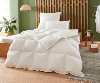 Badenia Trendline Daunenbettdecke Badenia Trendline® Eco, Füllung: 90% Daunen und 10% Federn, Bezug: Baumwolle aus kontrolliert biologischem Anbau, Übergangsdecke, Zertifizierungen: Downpass & Nomite