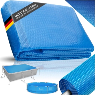 tectake Pool-Abdeckplane Poolabdeckung, rechteckig und selbstschwimmend