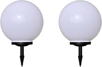 vidaXL Wegeleuchten 2 Stk. LED 40 cm mit Erdspieß 277117