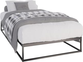 CLP Metallbett Scala,schwarz 200x100x25 cm