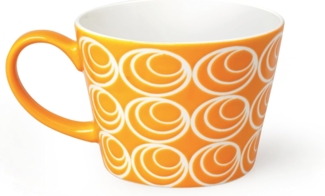 Excelsa Etnika Tasse Jumbo 415 ml, Porzellan, Orange, 11 x 11 x 8 cm