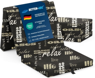 Betten-ABC Faltmatratze, Praktische Gästematratze klappbar in Farbe Relax