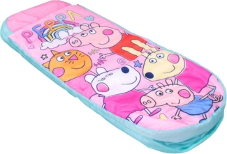 PEPPA PIG Character World and Friends ReadyBed Kids aufblasbares Luftbett und Schlafsack mit Pumpe | Reisematratze für Übernachtungen und Camping oder Zuhause, Rose
