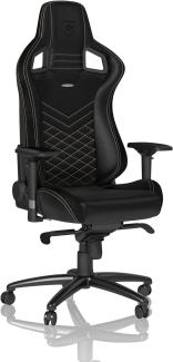 noblechairs Epic Gaming Stuhl - Bürostuhl - Schreibtischstuhl - PU-Kunstleder - Inklusive Kissen - Schwarz/Gold