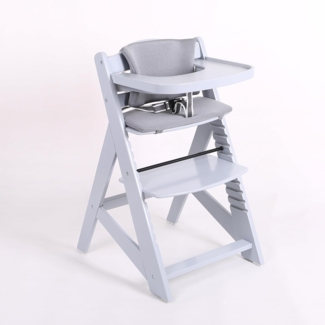 TIGGO Hochstuhl Hochstuhl Kinderhochstuhl Babyhochstuhl Treppenhochstuhl (Packung mit 1 Artikel), Gestell aus Massivholz