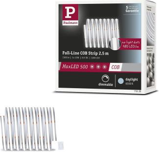 Paulmann 71125 MaxLED 500 LED Einzelstripe Full-Line COB 2,5m 6500K