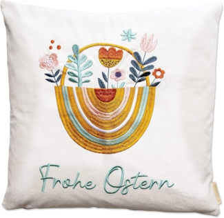 PAPIERDRACHEN Kissenbezug Kissenbezug für die Oster-Dekoration - in Größe 40x40 cm, langlebig, robust und wiederverwendbar