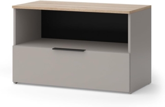 Kommode Wido Greige 80 x 50 cm mit 1 geschlossenem Fach Vicco