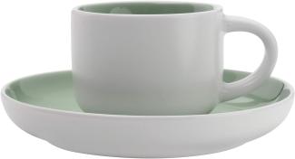 TINT Espressotasse 100 ml in MINT mit Untertasse / DI0123 / Porzellan / Maxwell & Williams