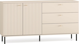 Selsey 'Caletto' Sideboard 2-türig, beige, ca. 85 x 160 x 40 cm