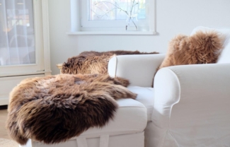 Lammfell Grizzly Größe: 110-120