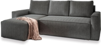 Masseno Ecksofa POTARO mit Schlaffunktion L-Form, Sofa mit Bettkasten