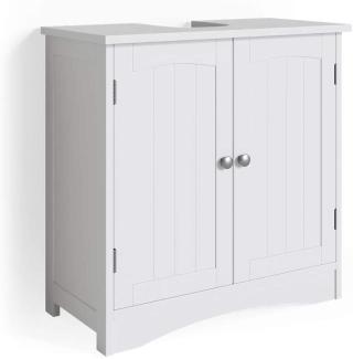 Vicco Wachtischunterschrank Bianco Badschrank Waschbeckenunterschrank Badmöbel Badezimmerschrank im Landhausstil