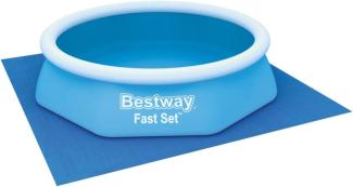 Bestway 'Flowclear™' Bodenplane für Aufstellpools, Polyethylen blau, 274x274 cm