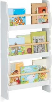 relaxdays Kinderregal Bücherregal Kinder Wolke