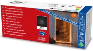 Konstsmide LED Lichternetz "Triangel" mit 171 Lichtern in Bernstein 4039-800