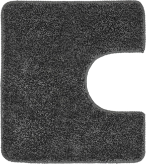 Kleine Wolke WC-Vorleger Seattle / 55x50 cm/Farbe Schiefer Badteppich, Polyester, 55 x 50 x 3 cm, 4004478264762