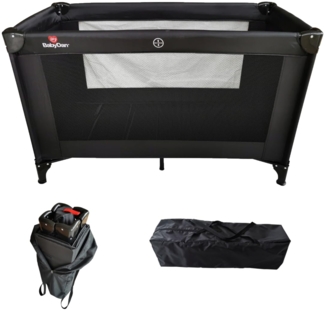 BabyDan Extra Large Reisebett, 60x120 cm (Baby-Laufstall) - Vielseitiger Komfort für den Schlaf und das Spiel Ihres Babys