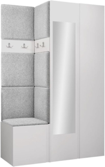 Garderoben-Set Monati XXVI (Farbe: Weiß, Abriamo 06)